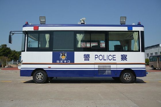 China 25 Km / H Mobile Police Command Vehicles Service Station 3G Wireless Transmission supplier