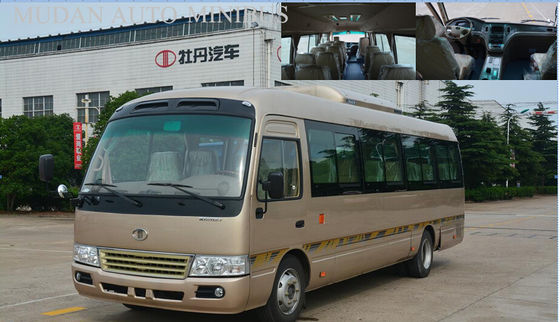 China 7.5 Meter Coaster Diesel Mini Bus , School City Bus 2982cc Displacement supplier