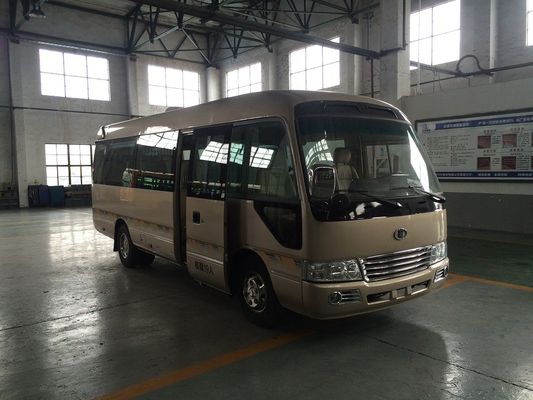 China Sunroof 145HP Power Star Minibus 30 Passenger Mini Bus With Sliding Side Window supplier