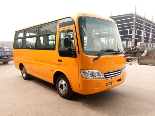 China Shell Structure Star Minibus , Mitsubishi Engine 19 Passenger Coach Bus supplier