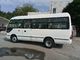 Pneumatic Folding Door Coaster Bus Motorhome Transport 19 Seats New Color Design supplier