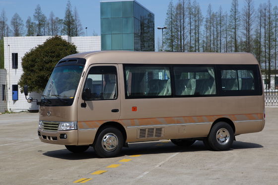 China 95 Kw Output Coaster Minibus City Sightseeing Bus Mini Passenger Vehicle 340Nm / rpm Torque supplier