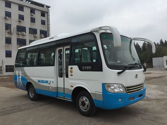 China SKD / CKD Diesel Mini Bus 19 Seater Minibus Public Service 3300mm Wheel Base supplier