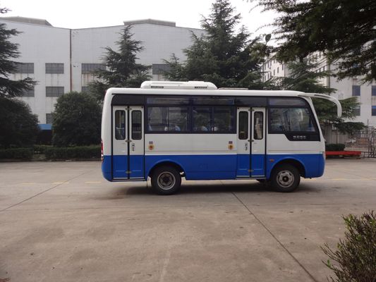 China 6.6 Meter Inter City Buses Public Transport Vehicle With Two Folding Passenger Door supplier