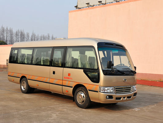 China ISUZU Diesel Engine Coaster Minibus Passenger City Rider Bus Straight Beam Framework supplier