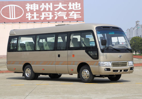 China Eco - Friendly Tourist Mini Bus Diesel Engine Low Fuel Consumption supplier