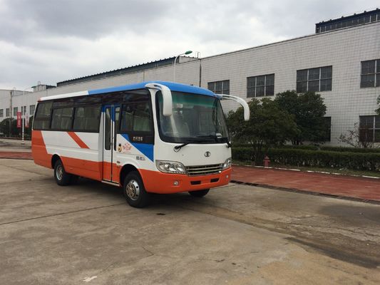 China Diesel Engine Star Minibus 30 Seater Passenger Coach Bus LHD Steering supplier