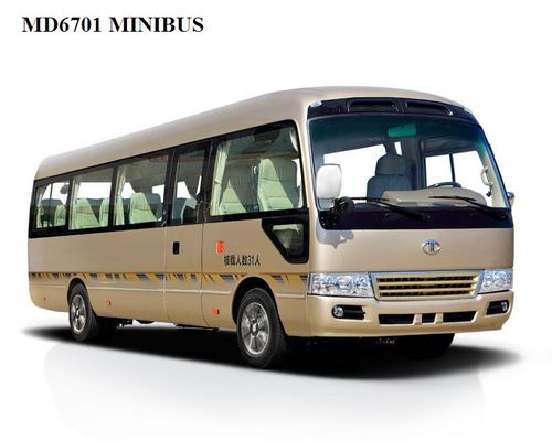 China Electric RHD Mini 19 Seater Bus , Mitsubishi Rosa Type Small Passenger Bus supplier