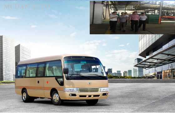 China High End Medium 30 Seater Minibus , Diesel Star Type 24 Passenger Van supplier