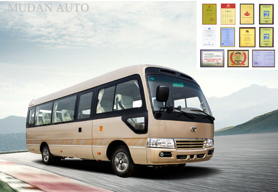 China JMC 30 Passenger Star Coach Bus Diesel Luxury Utility Vehicle With Video Player supplier