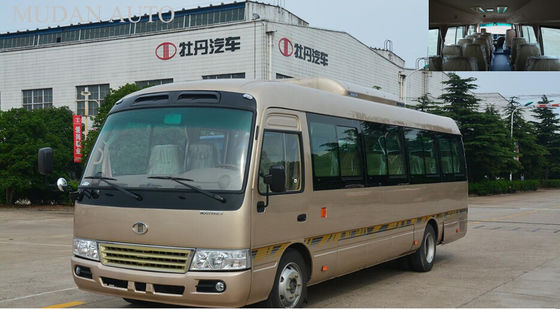 China Air Brake RHD Tourism Star Minibus Model Coach Bus With Euro III Standard supplier