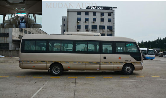 China Mudan Golden City Tour Bus , Diesel Engine 25 Seater Minibus Semi - Integral Body supplier
