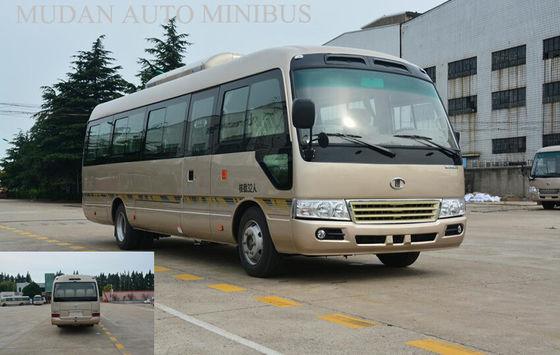China 15 Passenger Mini Bus Diesel Vehicle 7 Meter Length For Luxury Tourism supplier
