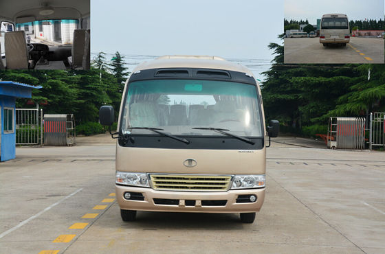 China Japan Toyota Style Coaster Minibus Euro 25 Passenger Mini Bus 3850 Curb Weight supplier