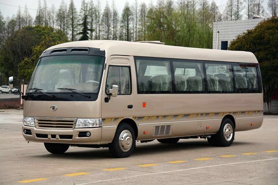 China Environmental Coaster Minibus / Passenger Mini Bus Low Fuel Consumption supplier