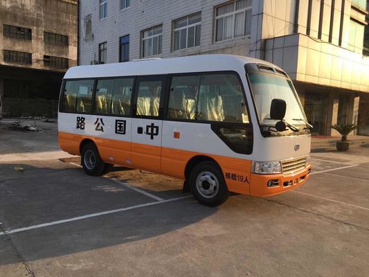 China Toyota Coaster Bus Aluminum Outswing Door Staff Small Commercial Vehicles supplier
