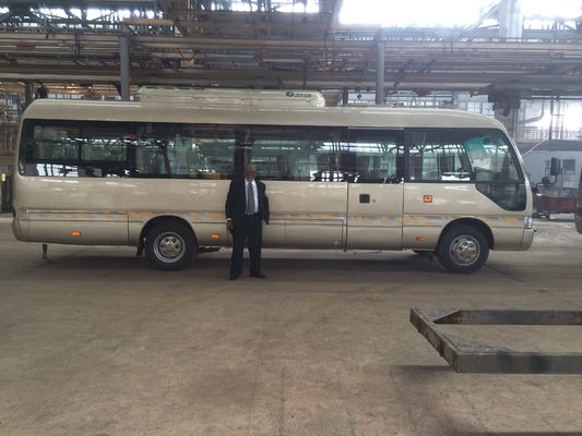 China 8.1M Diesel Coaster Public 30 Seater Minibus Cummins Engine With Multiple Functions supplier