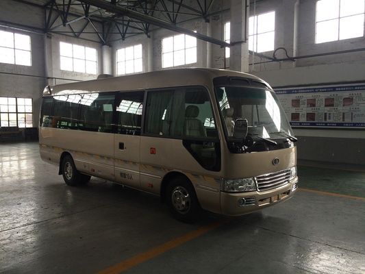 China Luxury Bus Body 30 Seater Minibus Original City Service Bus Manual Gearbox supplier