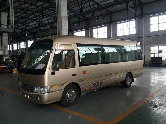 China Swing Door / Sliding Door Coaster Mini Bus Toyota Type Front Semi - Integral Body supplier
