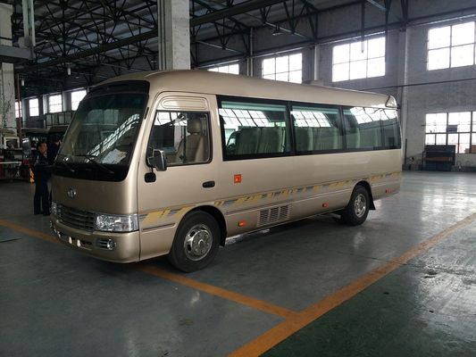 China 7.5M Length Golden Star Minibus Sightseeing Tour Bus 2982cc Displacement supplier