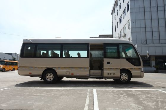 China Environmental Low Fuel Coaster Minibus Consumption High Roof Long Wheelbase supplier