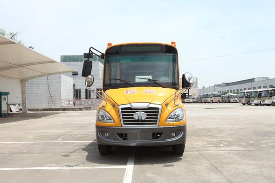 China Yellow Seat Arrangement School Minibus / Diesel Minibus Long Distance Transport supplier