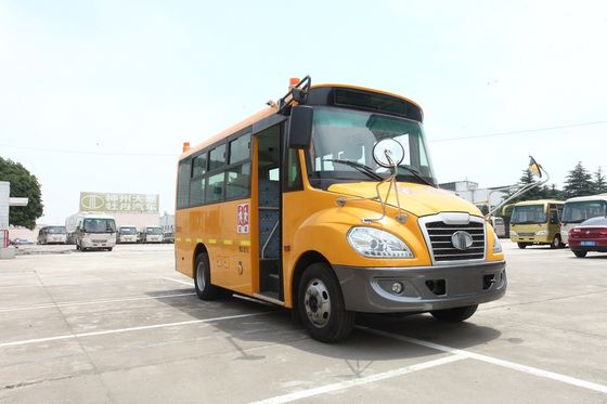 China Durable Red Star School Small Passenger 25 Seats Minibus Luxury Cummins Engine supplier