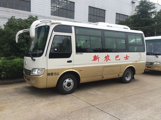 China Plateau Terrain 19 Seats Diesel Minibus Star Type Cummins Engine Manual Gearbox supplier