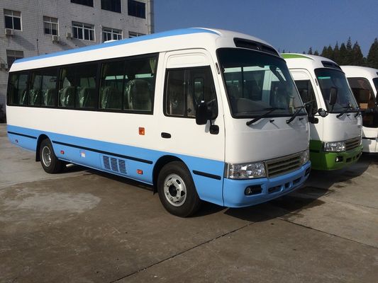 China Petrol High Roof Long Wheelbase Commercial Utility Coaster Bus For Tourist Use supplier