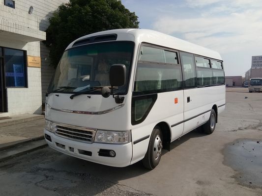 China Big Passenger Coaster Star Travel Buses Durable Red With 19 Seats Capacity supplier