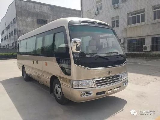 China Medium Size 19 Seater Minibus Front Wheel Drive Bus With JE4D28Q5G Engine supplier