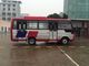 Durable Red Star Travel Buses With 31 Seats Capacity Small Passenger Bus For Company supplier
